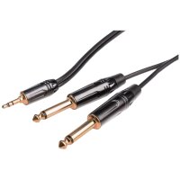 Monkey Banana Solid Link Kabel - 2 x Klinke 6,3mm mono /...