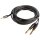Monkey Banana Solid Link Kabel - 2 x Klinke 6,3mm mono / 3,5mm Miniklinke stereo / 3m