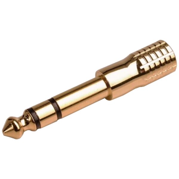 Monkey Banana Solid Link Adapter / Kopfhörer Adapter – 3,5mm Miniklinke stereo / 6,3 mm Klinke stereo
