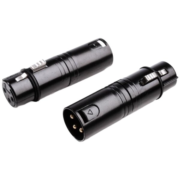 Monkey Banana Solid Link Adapter – XLR-M / XLR-F (2 Stück)