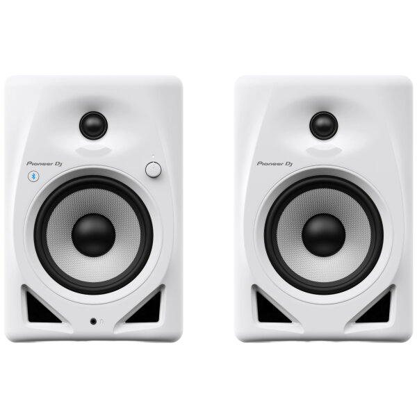 Pioneer DJ DM-50D-BT-W (weiß) Monitor Lautsprecher 5-Zoll